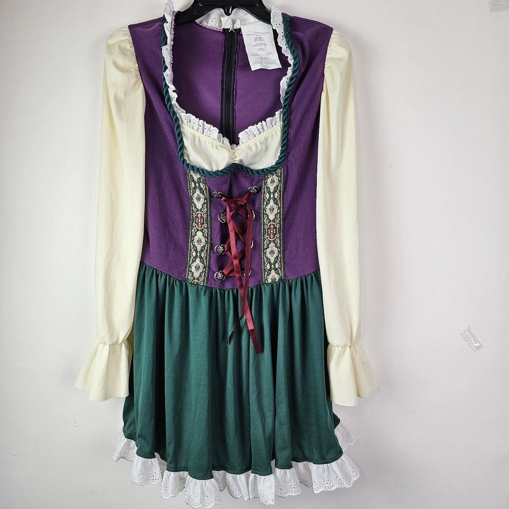 California Costumes Womens Beer Garden Costume S Sexy Wench German Short Dress